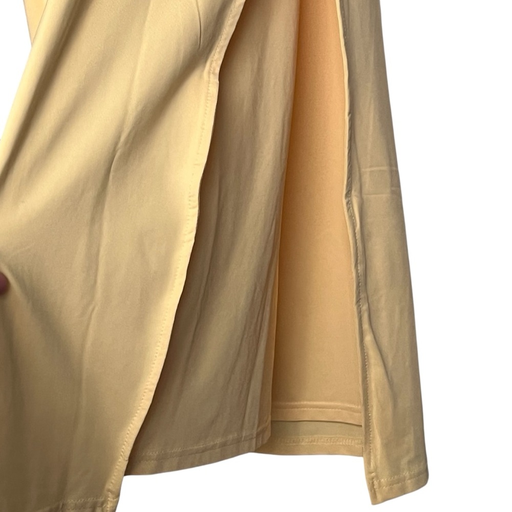 SNDYS × REVOLVE Baylee Skirt in Panna Cotta Keyhole Gold Detail Side Slit Small - Picture 9 of 16
